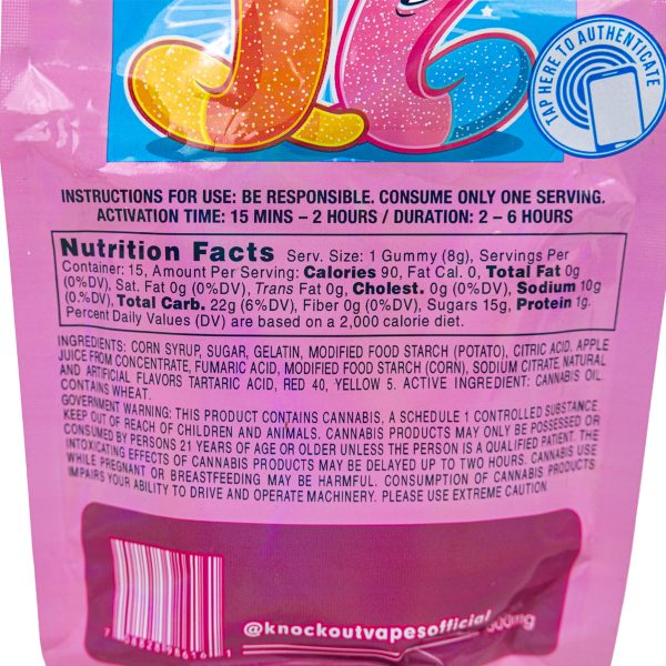 Gummy Worms - Knockout 500MG - Image 2
